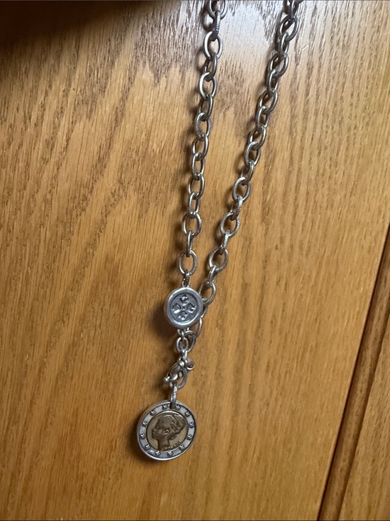 Patricia Nash Jewelry - Patricia Nash Two-Tone Silver and Gold Coin Pendant Necklace